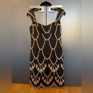 Nanette Lepore boho-chic dress with lace design